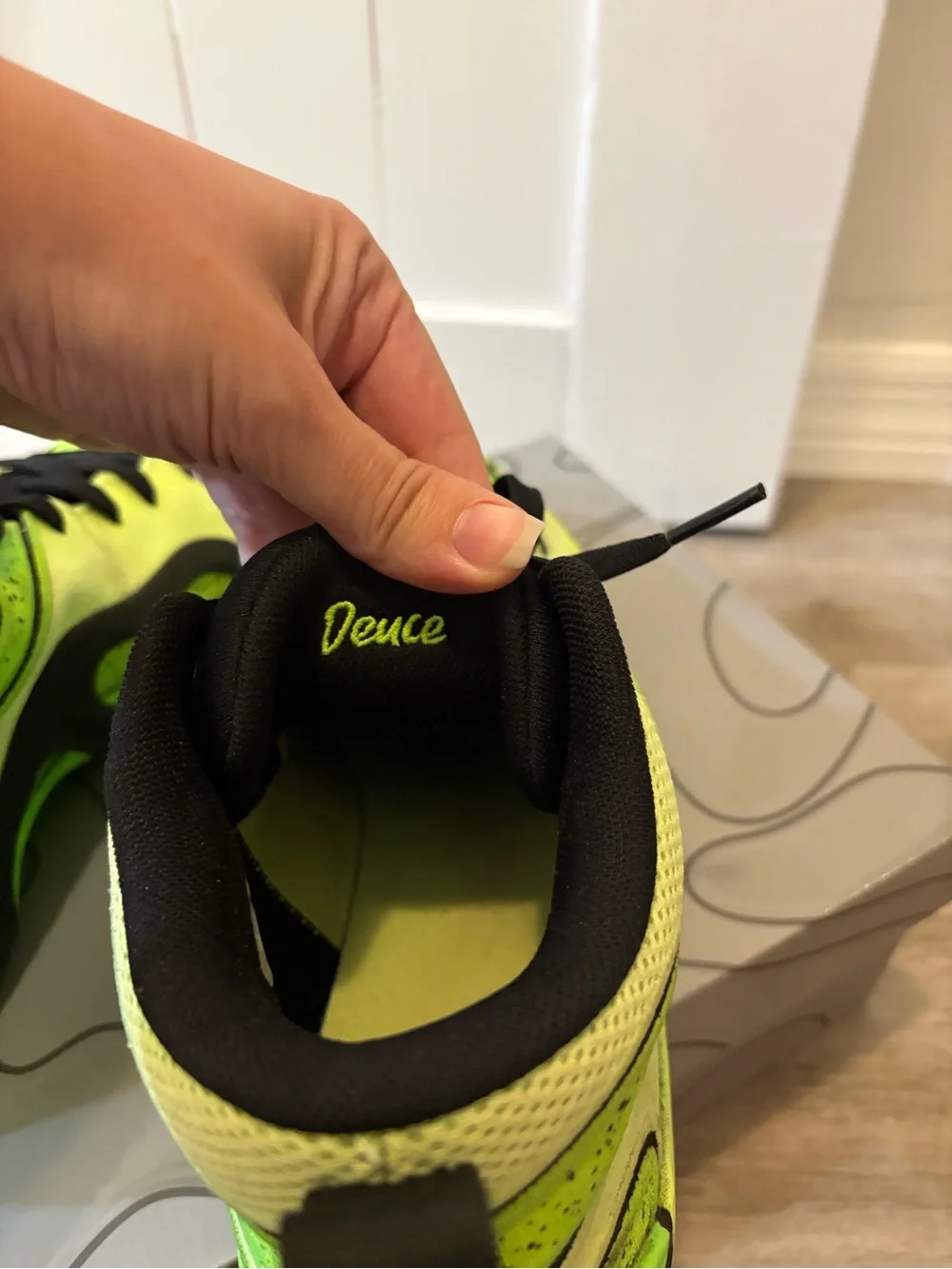 Jordan Tatum 3 Men's Neon Green and Black Athletic Sneakers